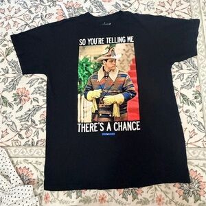 Jerzees Black Graphic Tee with Multicolor Print